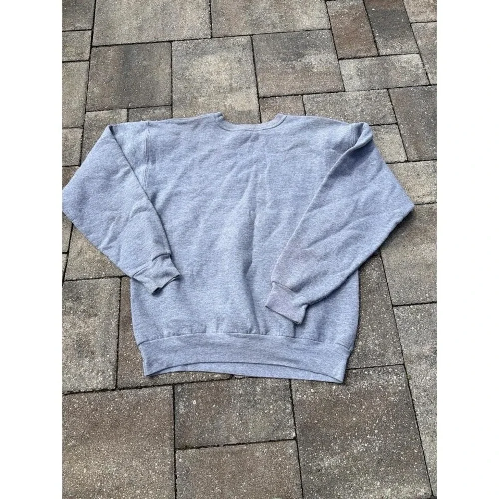 Disney Mickey Mouse Crewneck‎ Sweater Gray Small Disneyland